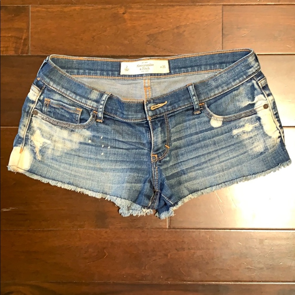 Abercrombie & Fitch size 26 denim cut off shorts